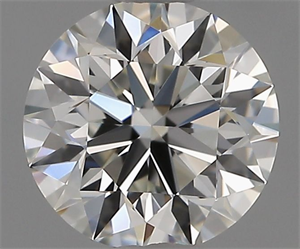 Picture of Natural Diamond 0.90 Carats, Round with Excellent Cut, G Color, IF Clarity and Certified by HRD