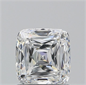 Natural Diamond 1.02 Carats, Cushion with  Cut, E Color, VVS2 Clarity and Certified by GIA