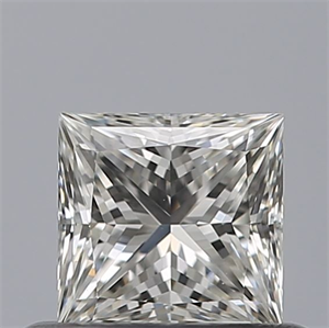 Picture of Natural Diamond 0.50 Carats, Princess with  Cut, G Color, VVS2 Clarity and Certified by GIA