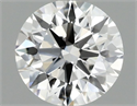 Lab Grown Diamond 0.97 Carats, Round with Ideal Cut, E Color, VVS2 Clarity and Certified by IGI