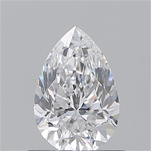 Picture of Natural Diamond 0.70 Carats, Pear with  Cut, D Color, VS2 Clarity and Certified by GIA