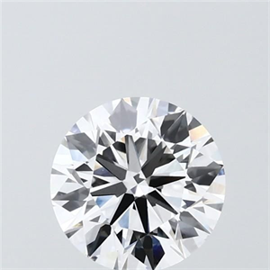 Picture of Lab Grown Diamond 1.50 Carats, Round with Excellent Cut, E Color, VVS2 Clarity and Certified by IGI