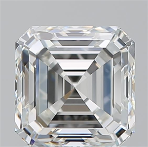 Picture of Natural Diamond 1.70 Carats, Asscher with  Cut, H Color, VVS1 Clarity and Certified by GIA