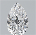 Diamante Natural 0.70 quilates, De pera , Color D, claridad VVS1 y certificado GIA