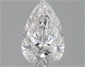 Natural Diamond 1.01 Carats, Pear with  Cut, E Color, VVS2 Clarity and Certified by GIA