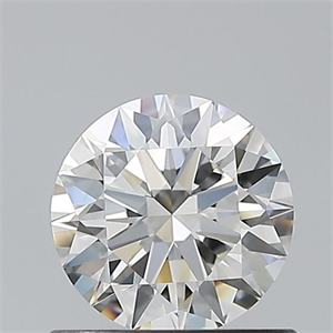 Picture of Natural Diamond 0.70 Carats, Round with Excellent Cut, H Color, IF Clarity and Certified by GIA