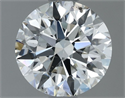 Diamante Natural 1.00 quilates, Redondo , Color F, claridad SI1 y certificado IGI