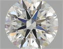 Natural Diamond 0.70 Carats, Round with Excellent Cut, J Color, VVS1 Clarity and Certified by GIA