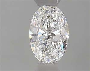 Picture of Natural Diamond 0.40 Carats, Oval with  Cut, D Color, VVS2 Clarity and Certified by GIA