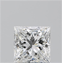 Natural Diamond 1.03 Carats, Princess with  Cut, G Color, VVS1 Clarity and Certified by GIA