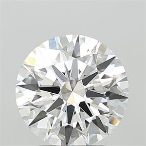Picture of Lab Grown Diamond 3.05 Carats, Round with Ideal Cut, F Color, VVS2 Clarity and Certified by IGI