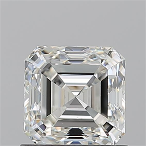 Picture of Natural Diamond 1.01 Carats, Asscher with  Cut, I Color, VS2 Clarity and Certified by GIA