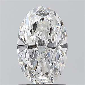 Picture of Natural Diamond 1.00 Carats, Oval with  Cut, E Color, VS1 Clarity and Certified by GIA