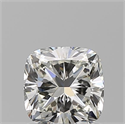 Natural Diamond 0.91 Carats, Cushion with  Cut, I Color, VVS2 Clarity and Certified by GIA