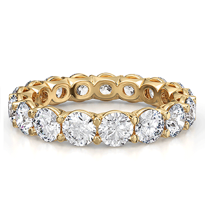 Low Dome 3 carat Lab Diamonds, E VVS2 certified Eternity ring