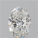 Natural Diamond 1.20 Carats, Oval with  Cut, G Color, VVS2 Clarity and Certified by GIA