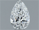 Natural Diamond 0.54 Carats, Pear with  Cut, E Color, VS1 Clarity and Certified by GIA