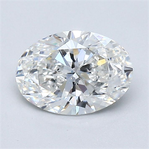 Picture of Natural Diamond 1.02 Carats, Oval with  Cut, F Color, VS2 Clarity and Certified by GIA