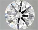 Lab Grown Diamond 4.50 Carats, Round with Ideal Cut, E Color, VVS2 Clarity and Certified by IGI