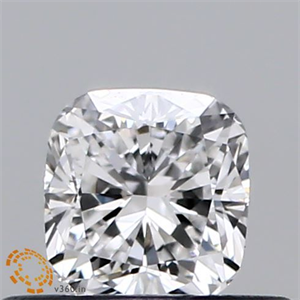 Picture of Natural Diamond 0.36 Carats, Cushion with  Cut, E Color, IF Clarity and Certified by GIA