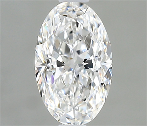 Picture of Natural Diamond 0.50 Carats, Oval with  Cut, E Color, VS2 Clarity and Certified by GIA