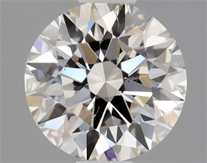 Foto Diamante Natural 0.58 quilates, Redondo , Color I, claridad SI1 y certificado GIA de