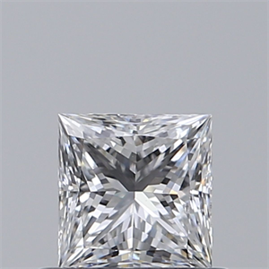 Picture of Natural Diamond 0.50 Carats, Princess with  Cut, D Color, SI1 Clarity and Certified by GIA