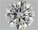 Natural Diamond 0.76 Carats, Round with Excellent Cut, G Color, VVS1 Clarity and Certified by GIA