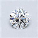 Diamante Natural 0.56 quilates, Redondo , Color E, claridad VS2 y certificado GIA
