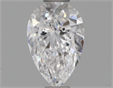 Natural Diamond 0.51 Carats, Pear with  Cut, D Color, VS2 Clarity and Certified by GIA