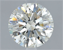 Diamante Natural 1.80 quilates, Redondo , Color K, claridad VVS2 y certificado GIA