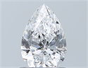 Diamante Natural 0.70 quilates, De pera , Color D, claridad VVS1 y certificado GIA