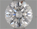 Natural Diamond 0.40 Carats, Round with Excellent Cut, E Color, I1 Clarity and Certified by IGI