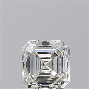 Picture of Natural Diamond 1.01 Carats, Asscher with  Cut, I Color, VVS1 Clarity and Certified by GIA