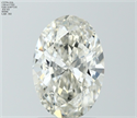 Natural Diamond 1.60 Carats, Oval with  Cut, I Color, VS2 Clarity and Certified by IGI