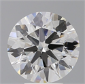 Lab Grown Diamond 5.04 Carats, Round with Ideal Cut, E Color, VVS2 Clarity and Certified by IGI