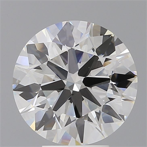 Picture of Lab Grown Diamond 5.04 Carats, Round with Ideal Cut, E Color, VVS2 Clarity and Certified by IGI