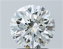 Diamante Natural 1.70 quilates, Redondo , Color I, claridad SI2 y certificado GIA