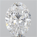 Diamante Natural 5.02 quilates, Ovalado , Color D, claridad SI2 y certificado GIA