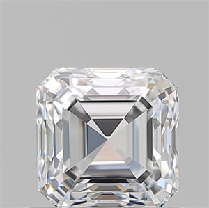 Picture of Natural Diamond 0.90 Carats, Asscher with  Cut, D Color, VVS2 Clarity and Certified by GIA