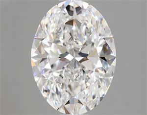 Picture of Natural Diamond 1.30 Carats, Oval with  Cut, E Color, VS2 Clarity and Certified by GIA