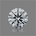 Natural Diamond 0.50 Carats, Round with Excellent Cut, E Color, I1 Clarity and Certified by GIA