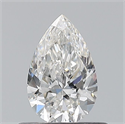 Natural Diamond 0.51 Carats, Pear with  Cut, G Color, VS2 Clarity and Certified by GIA