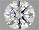 Lab Grown Diamond 1.00 Carats, Round with Ideal Cut, D Color, VS1 Clarity and Certified by IGI