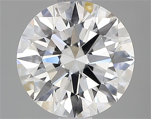 Picture of Lab Grown Diamond 1.00 Carats, Round with Ideal Cut, D Color, VS1 Clarity and Certified by IGI