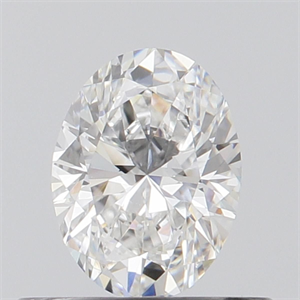 Picture of Natural Diamond 0.43 Carats, Oval with  Cut, E Color, VVS2 Clarity and Certified by GIA