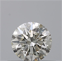 Natural Diamond 0.40 Carats, Round with Excellent Cut, H Color, SI1 Clarity and Certified by IGI