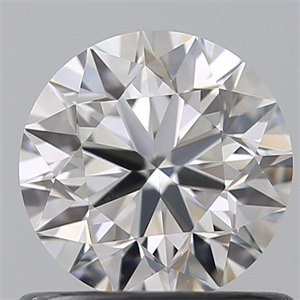Picture of Natural Diamond 0.70 Carats, Round with Very Good Cut, E Color, VVS2 Clarity and Certified by IGI