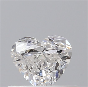 Picture of Natural Diamond 0.31 Carats, Heart with  Cut, E Color, VS2 Clarity and Certified by GIA