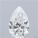 Natural Diamond 3.01 Carats, Pear with  Cut, F Color, I1 Clarity and Certified by IGI